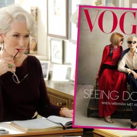 Meryl Streep i Anna Wintour razem na „Vogue”. Fani filmu „Diabeł ubiera się u Prady” przecierają oczy