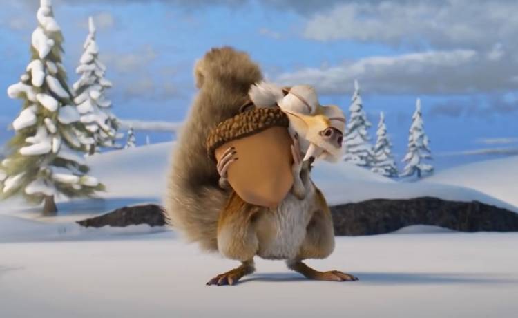 To koniec pewnej "Epoki". Kultowy Wiewiór w końcu dorwał upragnionego żołędzia [WIDEO]