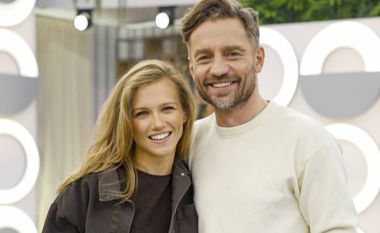 Agnieszka Kaczorowska i Marcin Rogacewicz. Fot. AKPA