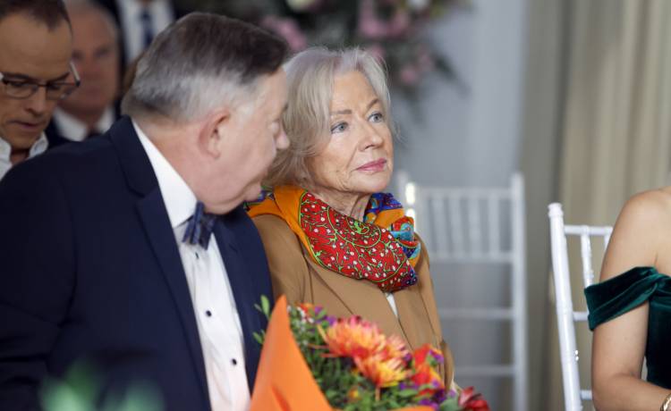 Bożena Dykiel, Mieczysław Hryniewicz, fot. AKPA/Podlewski