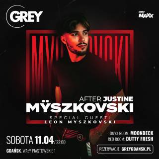 MYSZKOVSKI wystąpi na afterparty po koncercie Justyny Steczkowskiej!