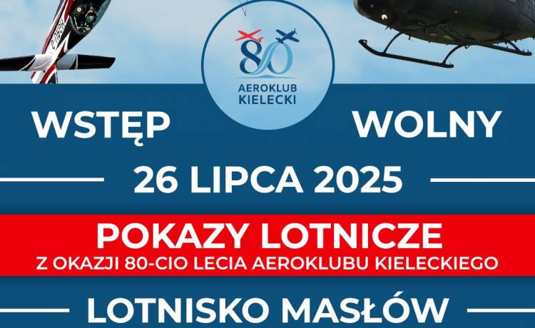 80 lat w przestworzach! Wielkie Pokazy Lotnicze w Masłowie – nadchodzą gwiazdy akrobacji i huk silników