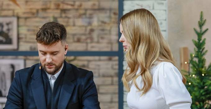 Małgorzata Tomaszewska i Aleksander Sikora w „Pytaniu na śniadanie”. Fot. AKPA