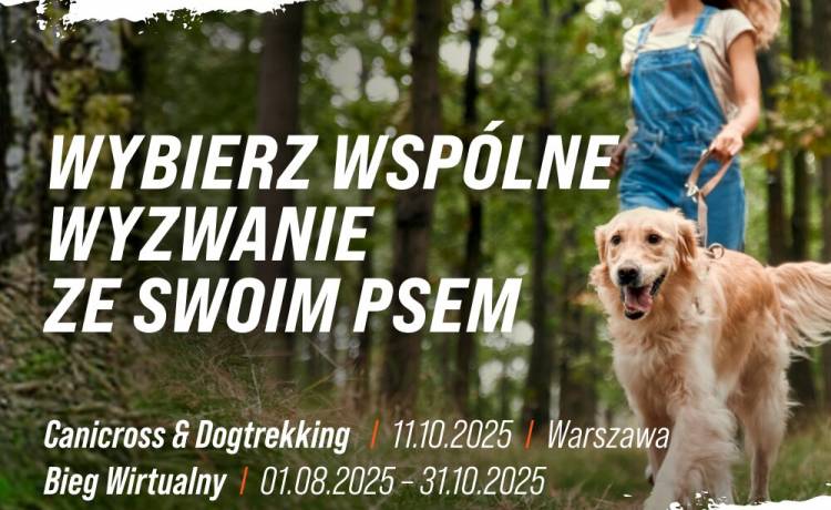Wyjątkowa impreza rekreacyjno-sportowa w Warszawie dla duetów pies-człowiek! Pierwsza edycja RAW PALEO WARSAW DOG RUN 11 października
