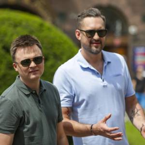  Marcin Prokop i Szymon Hołownia z dziewczynami na pikniku. "Hołownia od razu, buzi buzi"                                                          