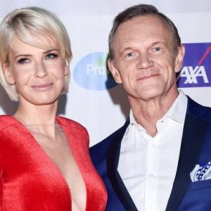 Cezary Pazura z żoną na romantycznym zdjęciu sprzed lat. Jak wyglądała 20-letnia Edyta?
