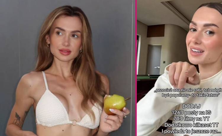 Wersow o pracy influencerki, fot. Instagram, TikTok @wersow