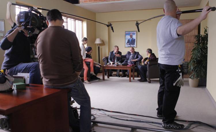 Kadr z planu serialu „Ranczo”, fot. AKPA