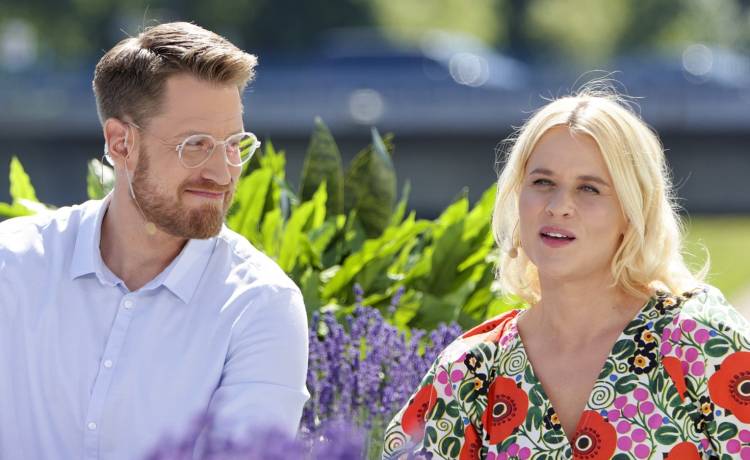 Robert Stockinger i Anna Senkara w  „Dzień dobry TVN”. Fot. AKPA