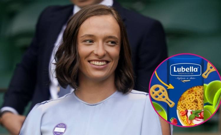 Makaron w kształcie rakiety dla Igi Świątek, fot. East News/Facebook (Lubella)