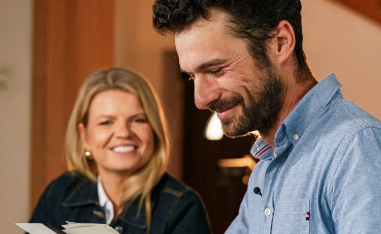 Marta Manowska na planie „Rolnik szuka żony”. Fot. materiały prasowe TVP