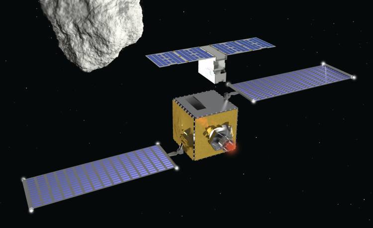 Udało im się zmienić orbitę planetoidy. A ta sama się później naprawiła