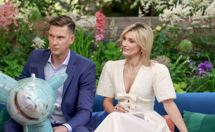 Łukasz Kadziewicz i Anna Lewandowska. Fot. AKPA