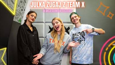Bądź glamour z Julką Żugaj z Teamu X! #GlamourToujours
