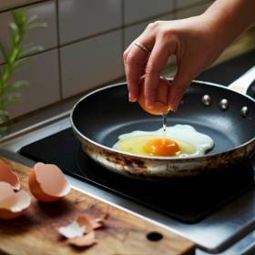 Największy błąd podczas smażenia jajek! Sprawdź, czego unikać, by nie szkodzić zdrowiu