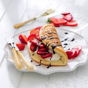 Pyszny, puszysty omlet na słodko. Sprawdź przepis Ani Starmach