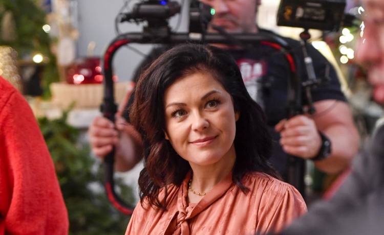 Katarzyna Cichopek na planie „M jak miłość”. Fot. AKPA