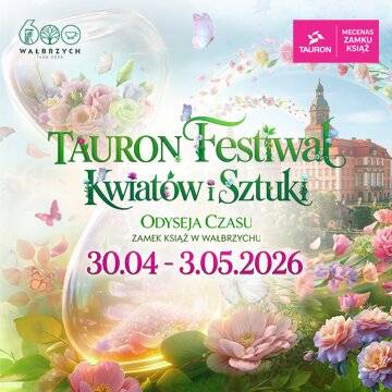 TAURON Festiwal Kwiatów i Sztuki w Zamku Książ – „Odyseja czasu”