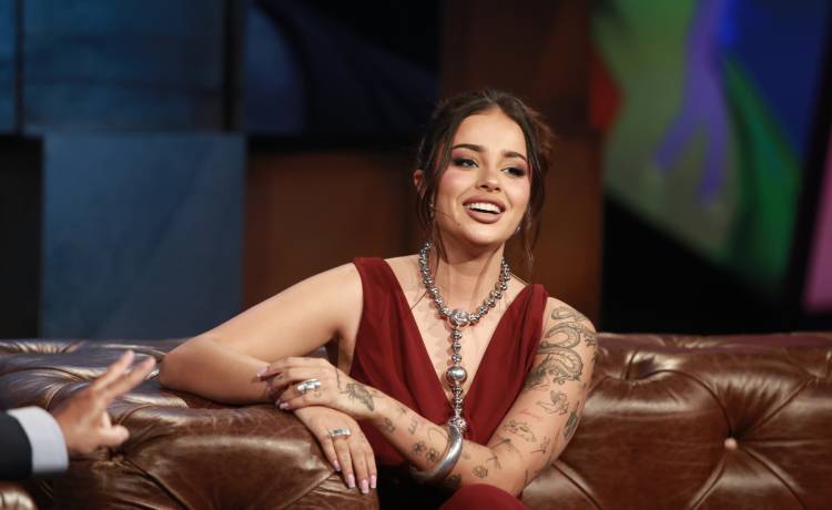 Agata "Fagata" Fąk u Kuby Wojewódzkiego, fot. materiały prasowe TVN