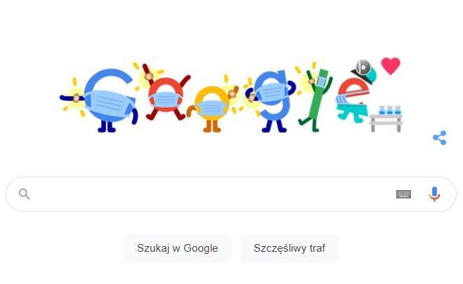 Google Doodle pomoże nam znaleźć najbliższy punkt szczepień. "Zaszczep się. Noś maskę. Ratuj życia"