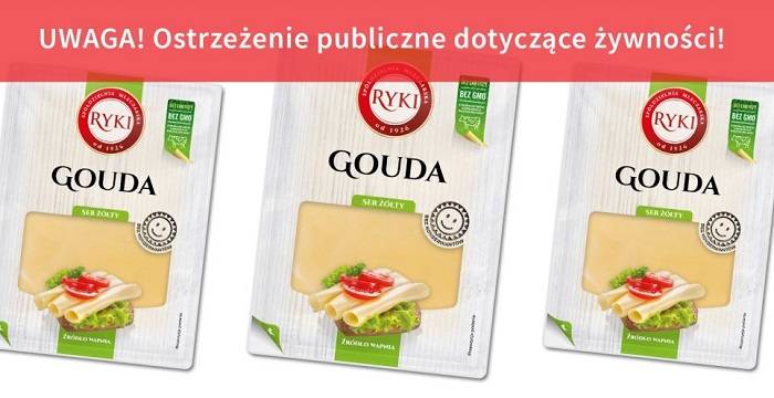 Ser Gouda polskiego producenta wycofany przez GIS. Wykryto w nim groźne bakterie