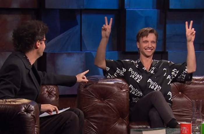 Maciej Musiał u Kuby Wojewódzkiego. Aktor opowiedział o tym, jak uratował Kingę Dudę!