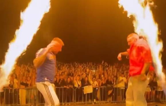 Smolasty zaczął się palić na koncercie. Szokujący incydent na scenie [WIDEO]