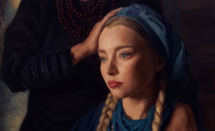 Kadr z filmu „Chłopi”. Fot. zwiastun filmu/  Youtube @NEXTFILMPL