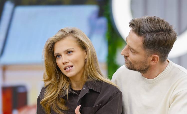 Agnieszka Kaczorowska i Marcin Rogacewicz. Fot. AKPA