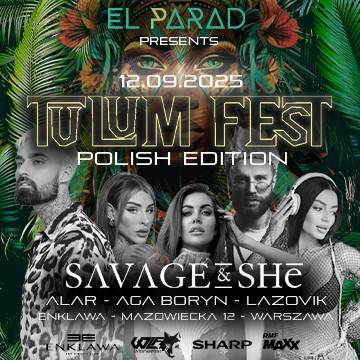 Tulum Fest po raz pierwszy zawita do Polski! Już 12 września w Warszawie 