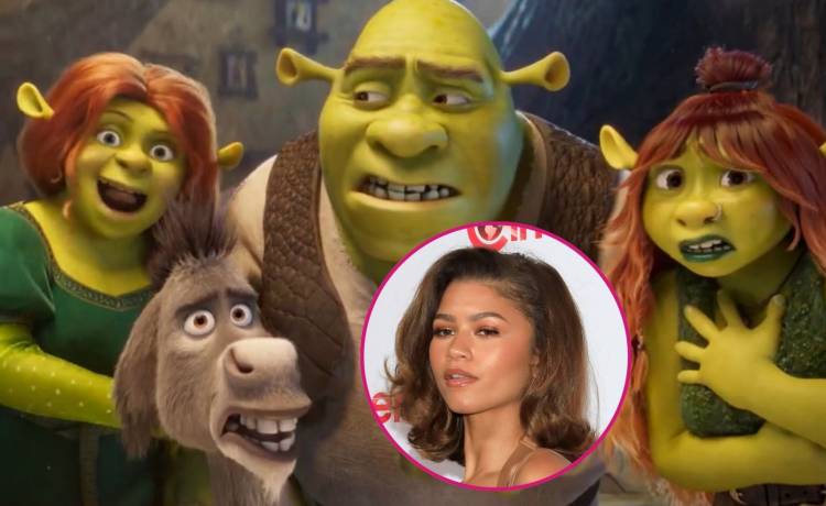 Zendaya w „Shrek 5”, fot. East News; YouTube Universal Pictures