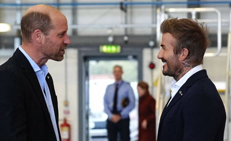 Książę William i David Beckham, fot. East News/AFP