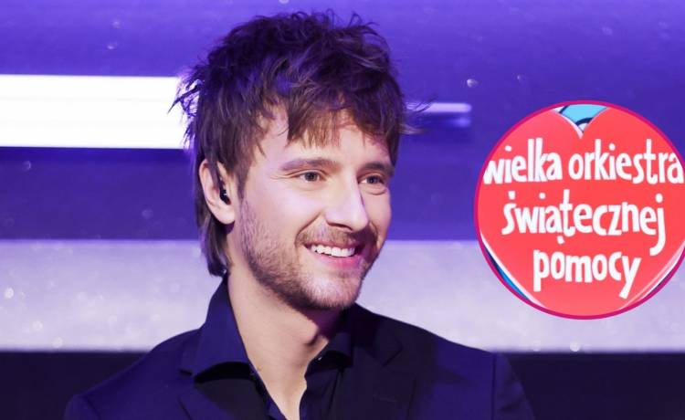 Maciej Musiał wspiera WOŚP. Fot. AKPA