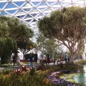 "Jewel" - w sercu singapurskiego lotniska Changi Airport jest 40-metrowy wodospad! [WIDEO]