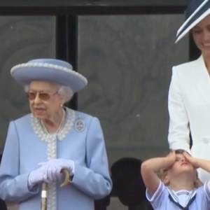 4-letni książę skradł całą uwagę na jubileuszu Elżbiety II! [WIDEO]