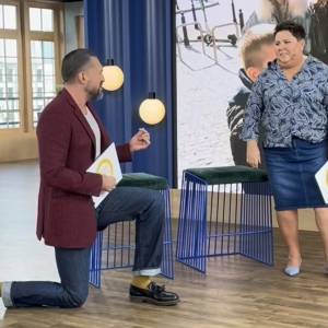 "Oświadczyny" w "Dzień dobry TVN". Prokop nagle klęknął przed Wellman [WIDEO]