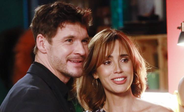 Mikołaj Roznerski i Michalina Sosna na planie "M jak miłość". Fot. AKPA