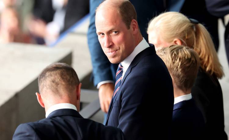 UEFA EURO 2023 — finał, książe William, fot. PAP/Georgi Licovski