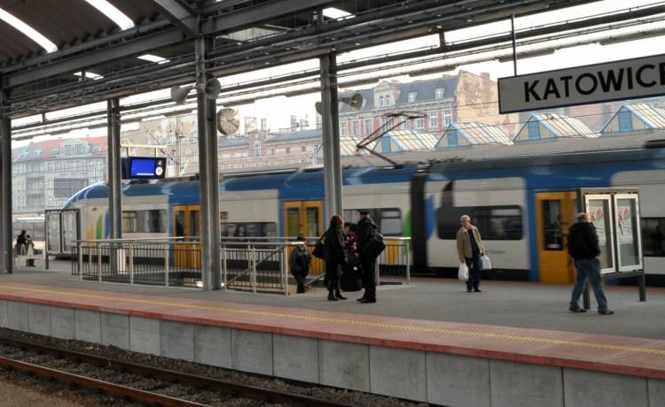 Dworzec kolejowy w Katowicach, fot. Lukasz Kalinowski/East News