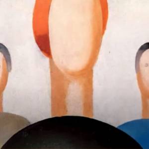 Ochroniarz "poprawia" obraz o wartości 1,4 miliona dolarów. Dorysował postaciom oczy