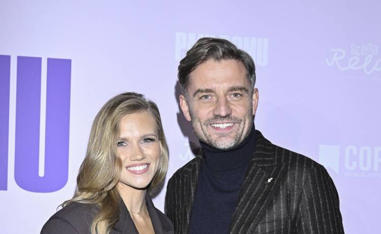 Agnieszka Kaczorowska i Marcin Rogacewicz. Fot. AKPA