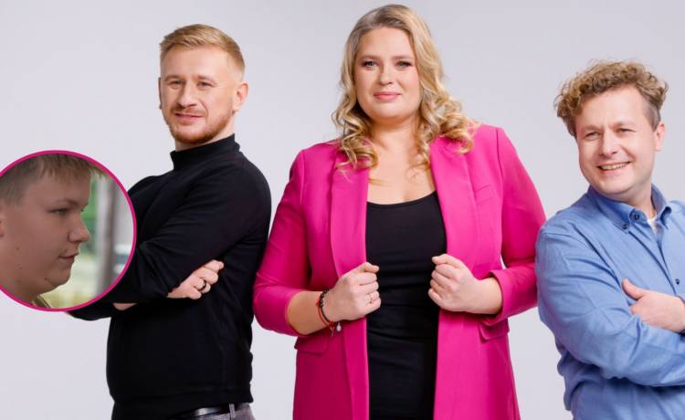 Ekipa programu „Nasz nowy dom” i bohater odcinka: Michał. Fot. AKPA/ Instagram @nasznowydom