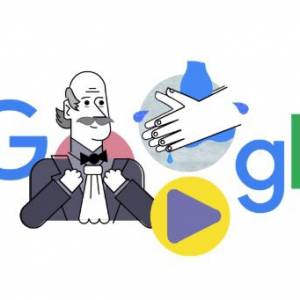 Dr Ignaz Semmelweis bohaterem dzisiejszego Google Doodle. Lekarz odkrył korzyści mycia rąk