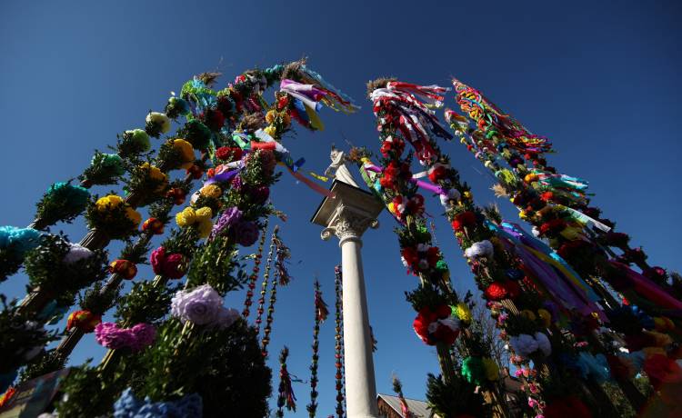 Rekordowa palma wielkanocna. Od siedmiu lat nikt nie pobił tej wysokości, fot. PAP