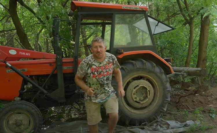 Andrzej Onopiuk z „Rolnicy. Podlasie”, kadr z YouTube