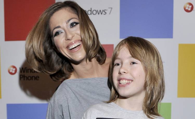 Natalia Kukulska z synem, fot. AKPA