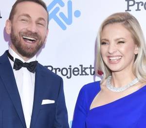 Kurdej-Szatan w towarzystwie Kossakowskiego. Aktorka i podróżnik razem na ściance i planie