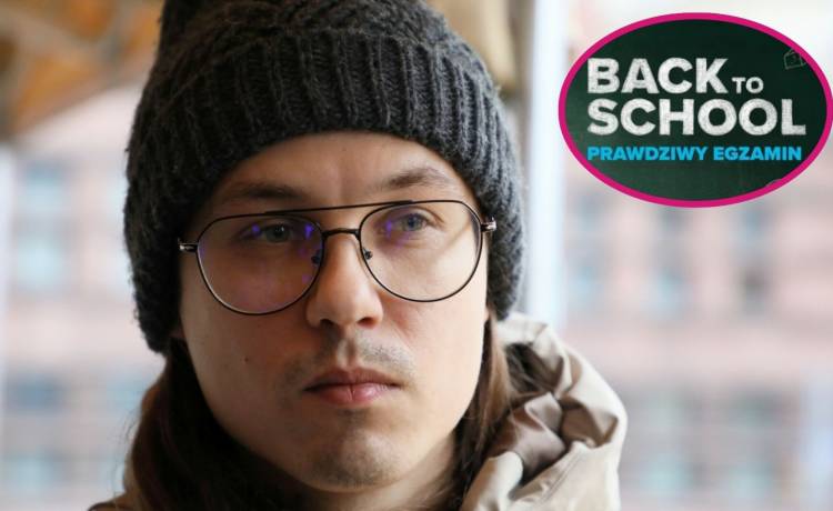 Krzysztof Chojecki - nauczyciel matematyki z „Back To School. Prawdziwy Egzamin” (fot. Jakub Kaminski/East News; TTV)