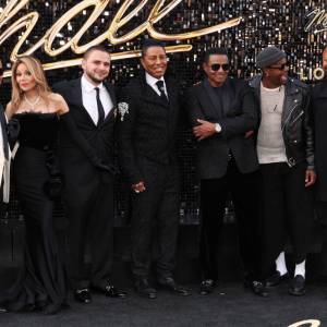 Rodzina Michaela Jacksona na premierze filmu biograficznego „Michael”