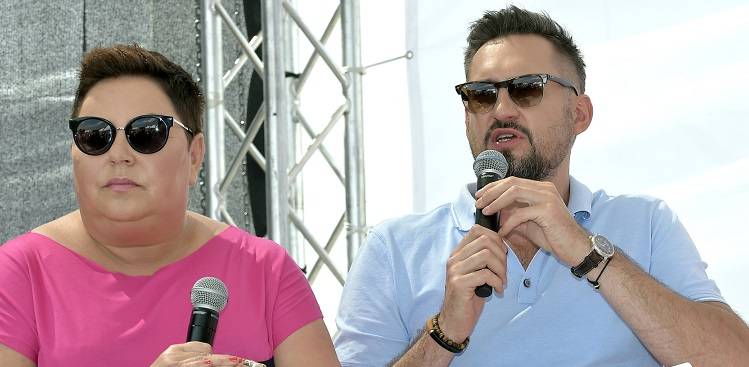 Dorota Wellman i Marcin Prokop. Fot. AKPA